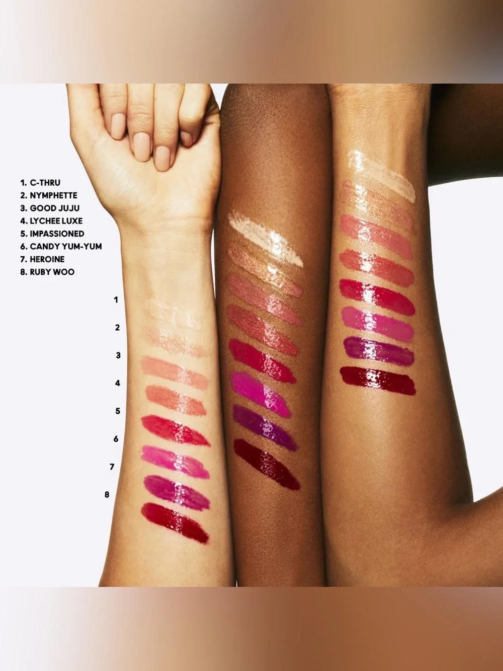 New MAC COSMETICS NYMPHETTE LIP GLASS GLOSS